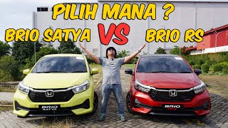 Honda Brio E Satya VS Honda Brio RS 2025