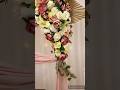 wedding backdrop flowers decoration #shorts