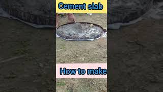 Amazing #how to making cement slab #cement #shots //