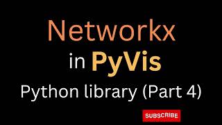 4. Visualize Your Network Data with Pyvis 🌐 (Nerworkx) part-4 #networkx #python3 #pyvis