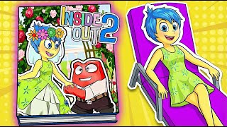 [INSIDE OUT PAPER] Joy x Anger Spielbuch ❤️ Rescue Pregnant Joy INSIDE OUT 2 (+Joy Squishy) | ASMR