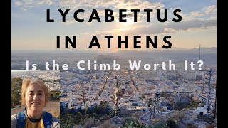 LYCABETTUS HILL IN ATHENS \u0026 LOWERING OF THE GREEK FLAG (amazing!)