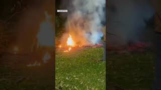 Arrestan a un hombre por presunto inicio de incendio en Azusa