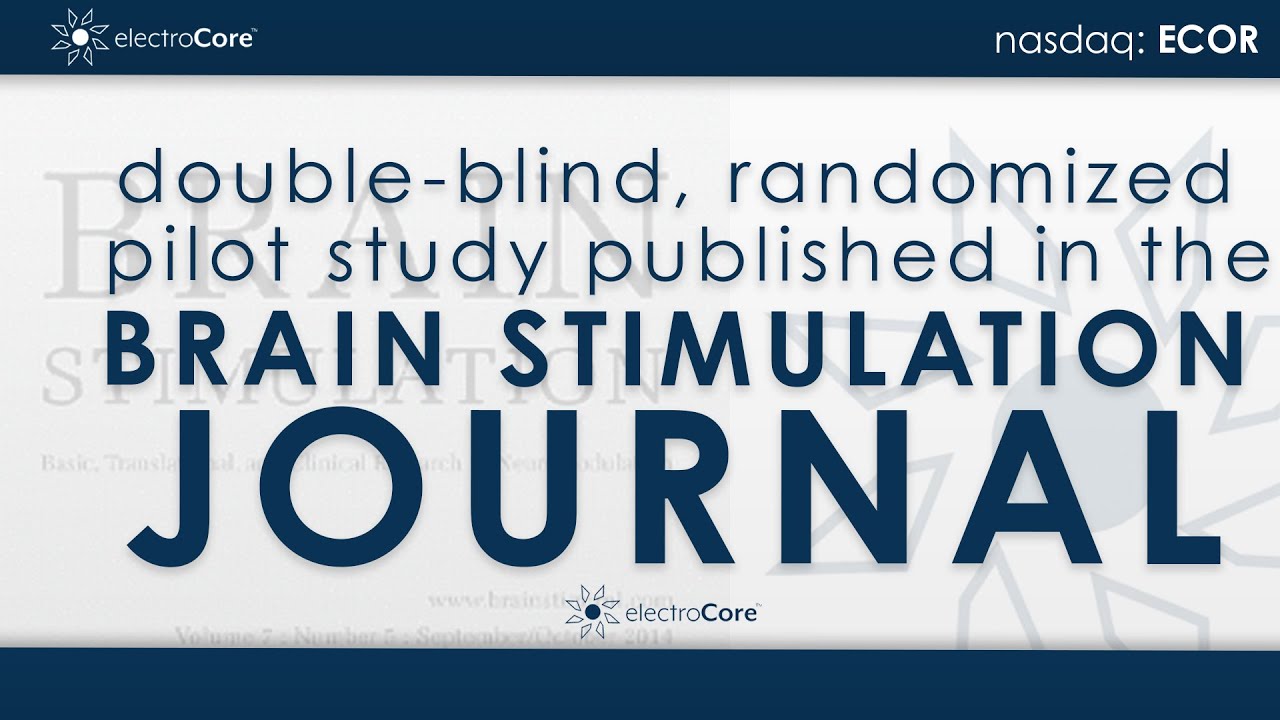 ElectroCore; Double Blind, Randomized Pilot Study Published In The ...