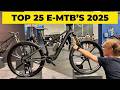 25 Best ELECTRIC MOUNTAIN BIKES for 2025 from the EUROBIKE 2024 in detail [4K]