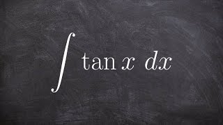 How to take the integral of tangent