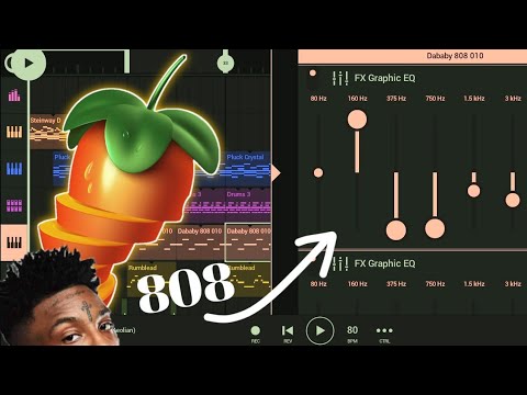 Mastering 808 On Fl Studio Mobile Distorted 808 Bounce Youtube