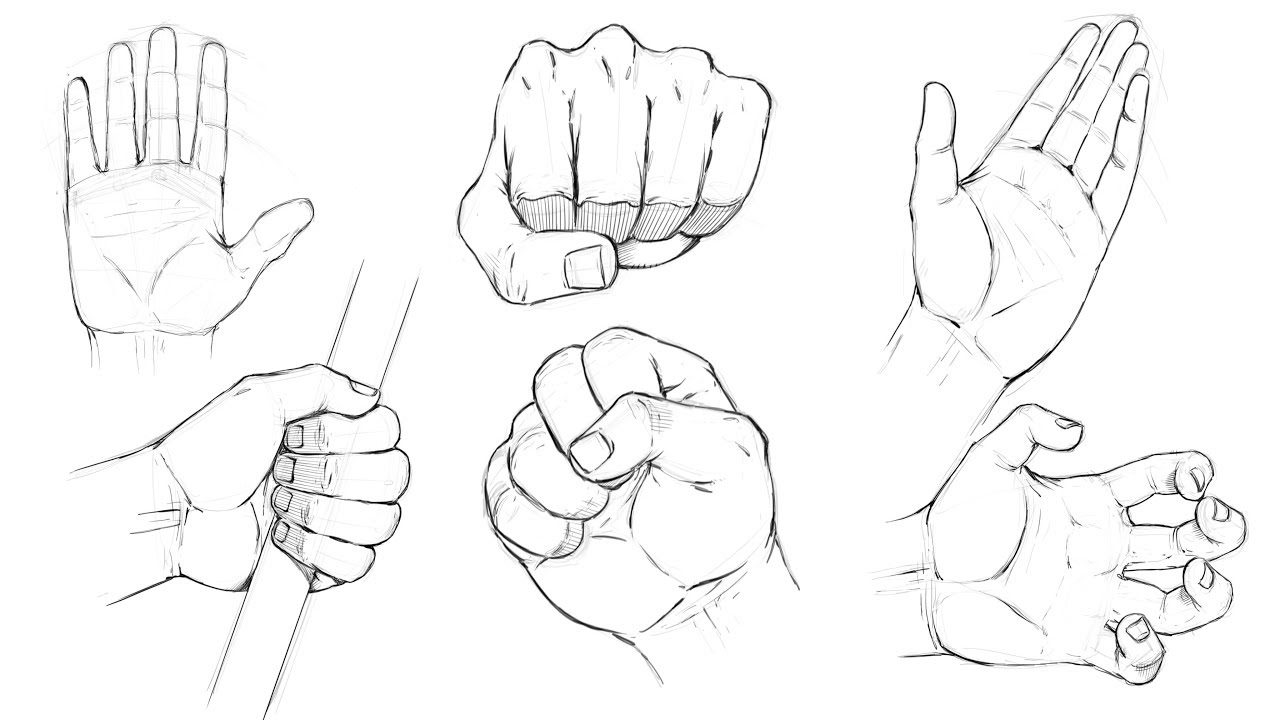 How To Draw Dynamic Hand Poses — Step By Step | A SKILLSHARE CLASS ...