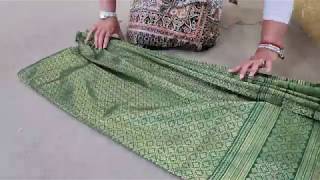 Process of how KAA fold a skirt (នៃរបៀប KAA បត់សំពត់របាំ)