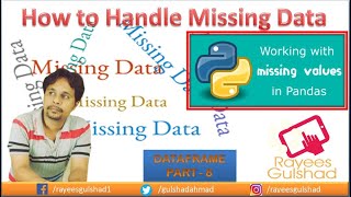 Pandas | DataFrame | Part - 8 | Python | How to Handle Missing Data in a DataFrame?
