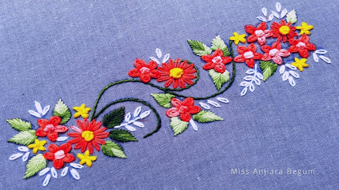 Decorate Your Cloth With Hand Embroidery Designs,Embroidery With Miss ...