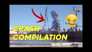 COMPILATION D'ACCIDENT CRASH ET CASSE D'ENGIN DE CHANTIER