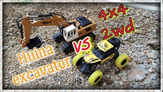 Huina 1331 RC Excavator VS 4x4 2wd