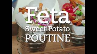 Feta Sweet Potato Poutine