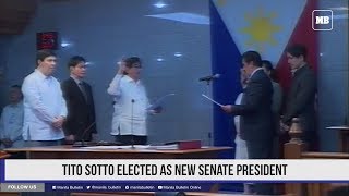 Tito Sotto elected as new Senate president