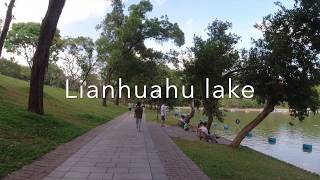 Lianhuashan lake, Shenzhen,China.深圳莲花山公园,莲花湖闲逛