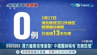 中國疫情趨緩病例清零...暗藏復發風險?! 陸醫師稱有\