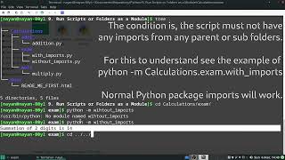 Python run module[script] with -m option #10.1