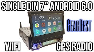 Single Din Android 6.0 Car Stereo GPS+WiFi - Ezonetronics