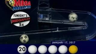 2017 01 17 Mega Millions Numbers and draw results