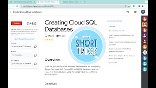 Creating Cloud SQL Databases || #qwiklabs || #coursera || #triviagames || [With Explanation🗣️]