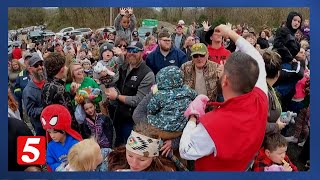 Santa Train stops feel especially impactful in wake of Hurricane Helene