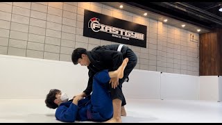 라쏘가드 스윕 \u0026 앵클픽 테이크다운 ( Lasso Guard Sweep \u0026 Ankle Pick Takedown )