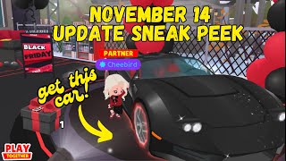 BLACK FRIDAY SALE! Update Sneak Peek, November 14 (Play Together Game)