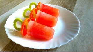 Homemade Popsicles | Ice lolly | Frozen Fruit Ice, Summer Treat Popsicles Recipe