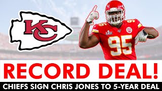 BREAKING: Chris Jones Signs RECORD-SETTING 5-Year Contract Extension With Kansas City Chiefs | News