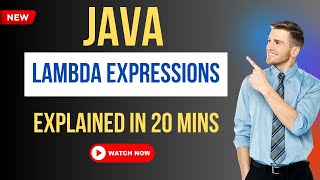 Java Lambda Expressions Explained | Functional Programming in Java | Complete Tutorial for Beginners