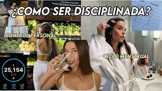 Como ser disciplinada y tener control personal? 🤍