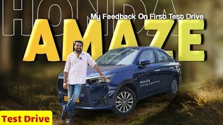 Honda Amaze Perform on Test Drive | Safety ADAS | Problems on Drive | Malayalam Review | RAGESH MG