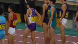 日本インカレ2013　男子1500ｍ決勝（油布）