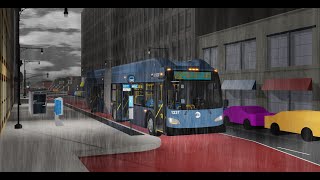 Roblox WTA: Operating 2017 New Flyer XN60 #1237 on the W82-SBS to Palisades Park.