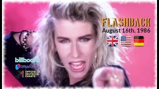 Flashback - August 16th, 1986 (UK, US \u0026 German Charts)