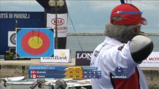 Denmark v Canada – compound mixed team gold | Porec 2010 Archery World Cup S1