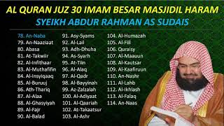 Download Lagu Murottal Al Quran Juz 30 Full Syech Abdur Rahman A... MP3 Gratis