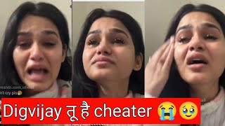 Unnati Tomar Exposed Digvijay Rathee | Unnati Crying in live #splitsvilla