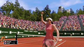 Świątek I. vs Gauff C. [WTA 23] | AO Tennis 2 gameplay #aotennis2 #wolfsportarmy
