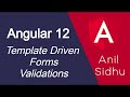 Angular 12 tutorial #36 Template driven form Validations