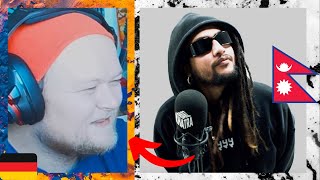 🇳🇵 5:55 DOING FAST RAP?! | Khatra Barz | GERMAN Rapper reacts