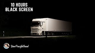TRUCK ENGINE DIESEL IDLE Sound | Relaxing Sleep Sounds | 10H Black Screen | Rela