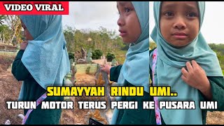 TERLALU RINDU ALLAHYARHAMAH, WANITA SEBAK ANAK TIRI MERAUNG DI PUSARA IBU