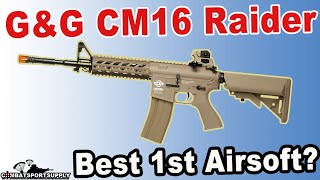 G\u0026G CM16 Raider Airsoft AEG.l Best First Airsoft AEG? #airsoft #bestairsoft