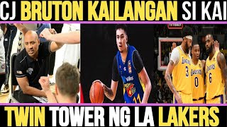 Breaking: Coach BRUTON UMAMIN Kailangan si KAI SOTTO | Twin TOWER sa LAKERS