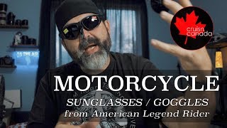 We Take A Look At 5 Different Motorcycle Glasses/Goggles From American Legend Rider