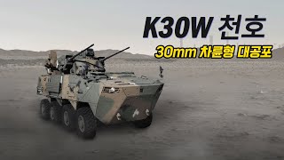 K30W 천호 30mm 차륜형 대공포