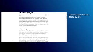 #LetsCode Struggling with Alarm-manager in android using java