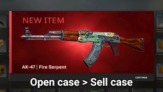 He unboxed a FIRE SERPENT instead of selling Bravo Case...